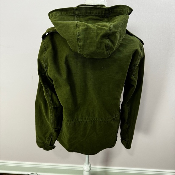 Lucky Brand size M Army Green Jacket with Removable Sherpa Liner - Picture 2 of 7